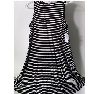 Black and White Stripped Dress